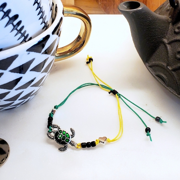 Turtle Love Bracelet - Support Wildlife Conservation - 7 Color Schemes Available - Picture 6 of 12